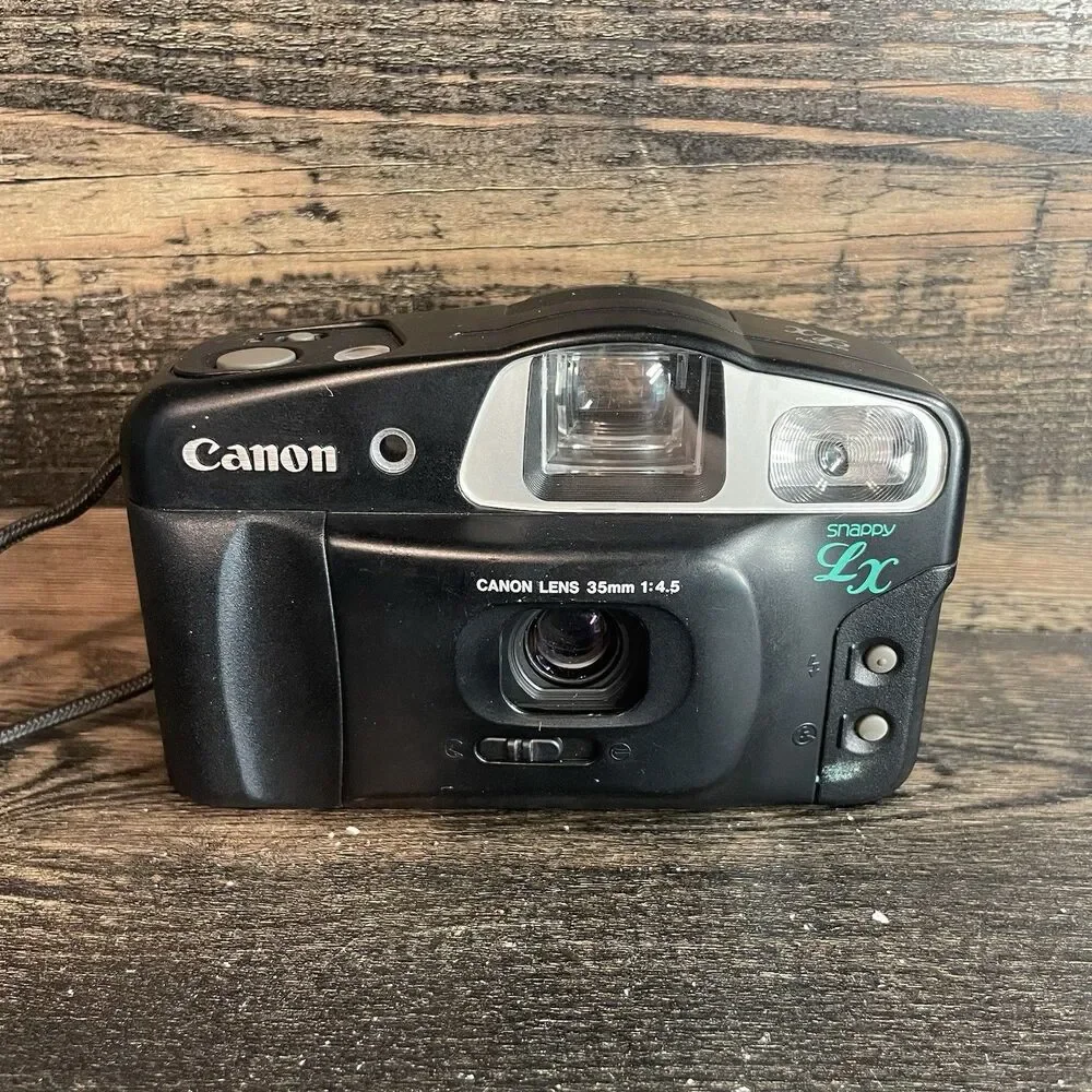 Tested Working Canon Snappy LX 35mm Point & Shoot Film Camera - Vintage Compact